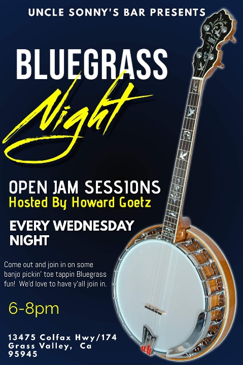 Bluegrass Jam Night at Uncle Sonnys Bar